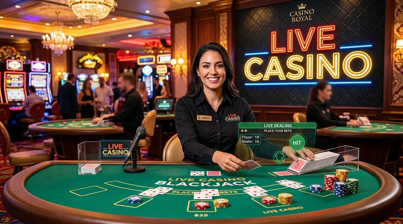 Galactic Wins live casino games